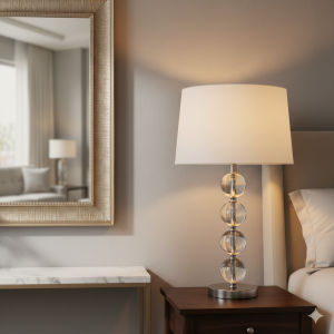 Modern Crystal Sphere Table Lamp