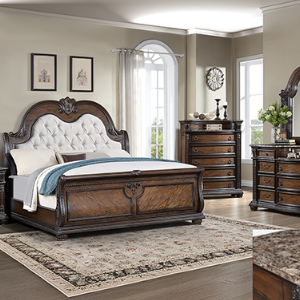 SETB1610 STANLEY BEDROOM GROUP -COFFEE BROWN