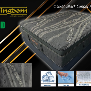 Kingdom Hybrid Mattress – Model Black Copper PT Soft - TWIN