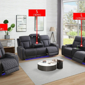 GN4637 3pc Power Recliner Sofa Set