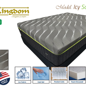 Kingdom Hybrid Mattress – Model Icy Soft 14" - TWIN