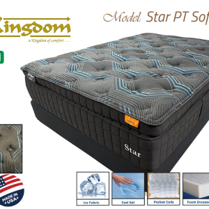 Kingdom Hybrid Mattress – Model Star PT Soft (15”) - TWIN